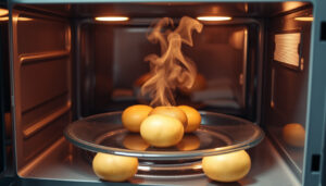 Bakad potatis i micro flera samtidigt – recept & tips