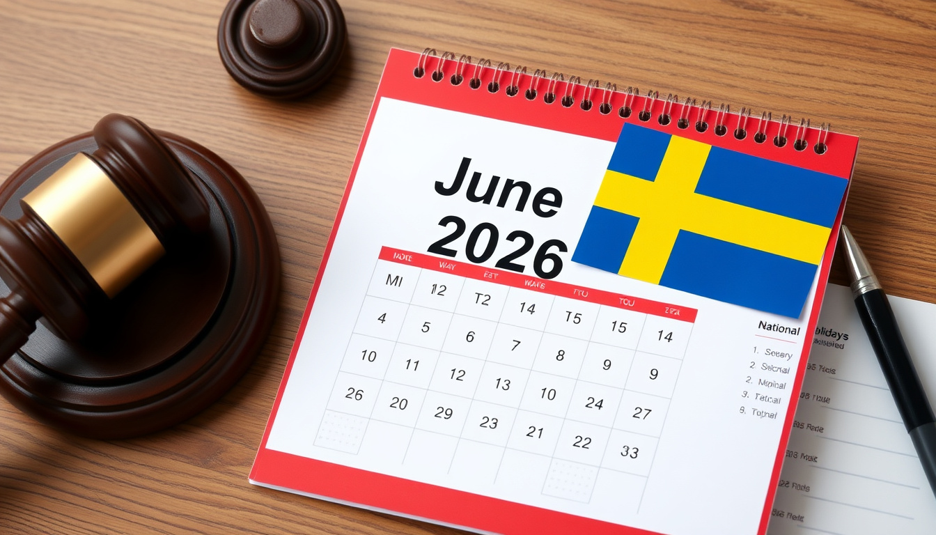 Är nationaldagen en röd dag? – Regler och lista 2026